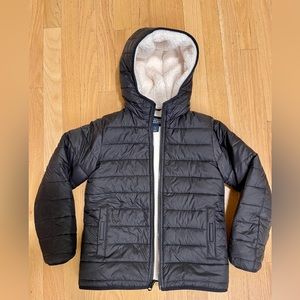Boys Land’s End Lined Coat (Size 7/L)—-worn once
